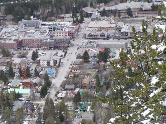 Banff from above