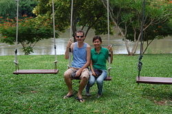 Kanchanaburi with Mum and Dad