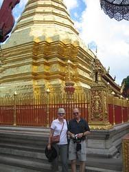 Maureen and Graham at Wat